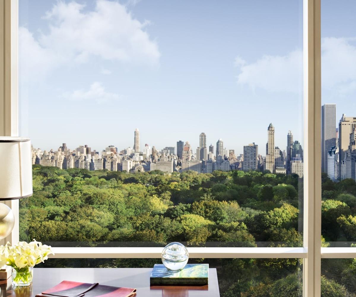 Trump International New York Eksteriør billede Central Park Tower view from the living room